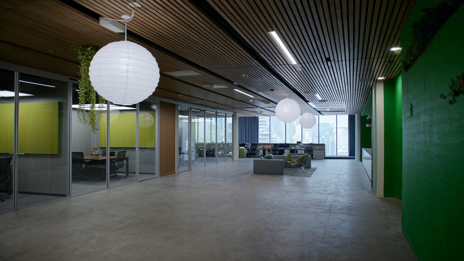Plateau de bureaux : recherche visuelle du studio SAA