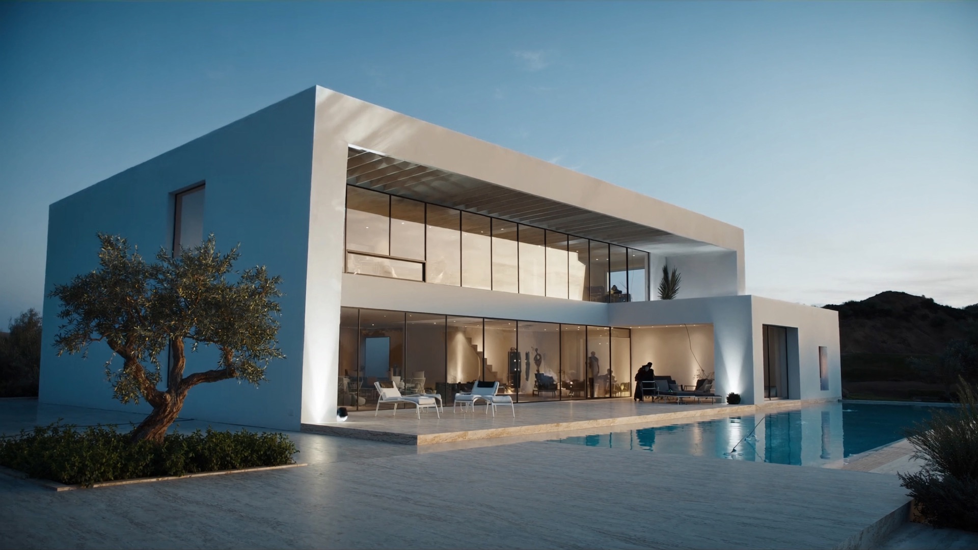 Villa contemporaine : recherche visuelle du studio SAA