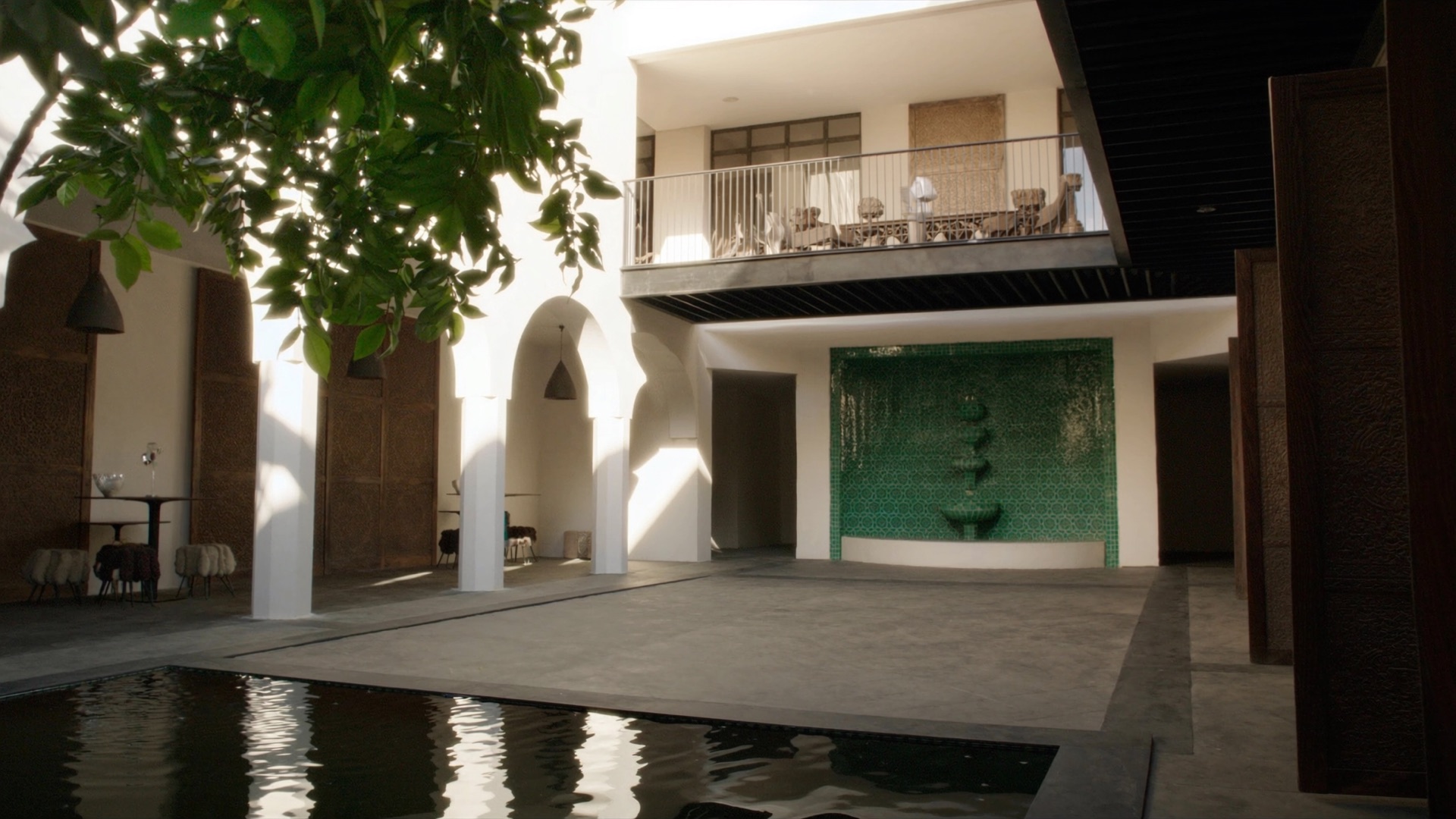Riad réinterprété : recherche visuelle du studio SAA